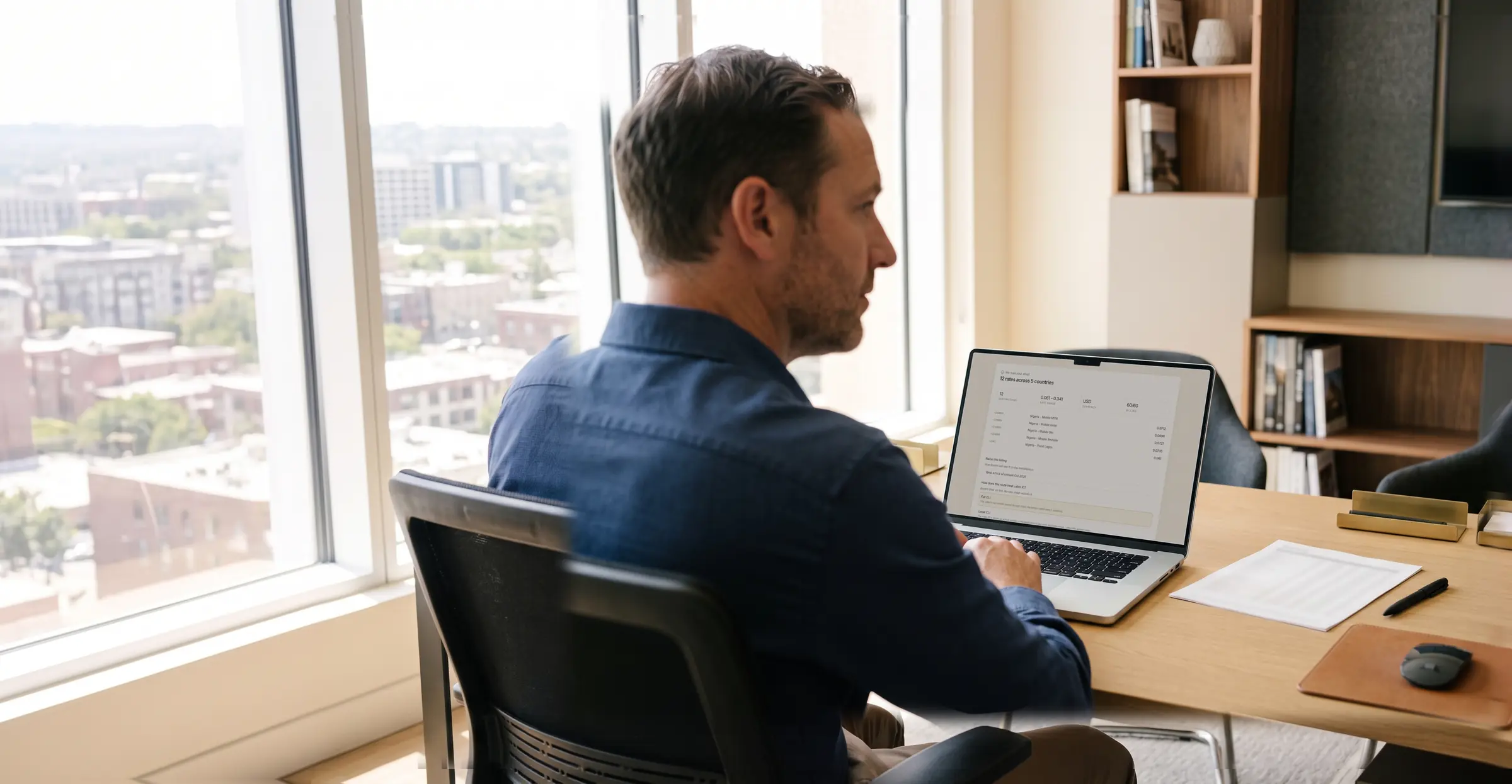 A carrier sales manager uploading a rate sheet to list routes on PacketExchange